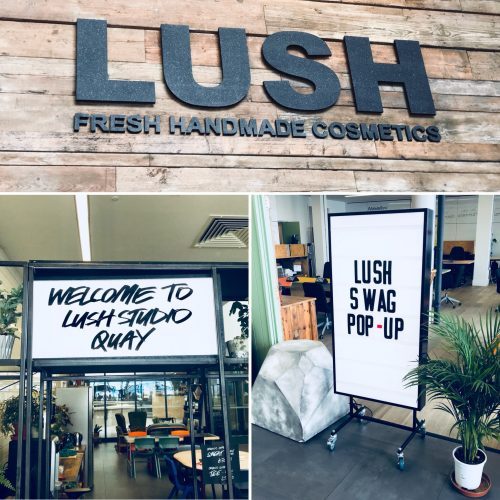 I got Lush in my bag – SWAG! The Lush limited edition swag pop-up in Poole