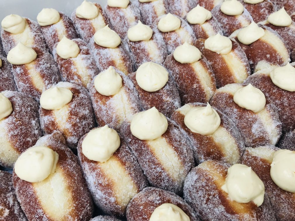 Doughnuts from Bread Ahead in Borough Market