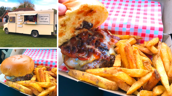 Original Fry Up Material Food Truck in Hampshire
