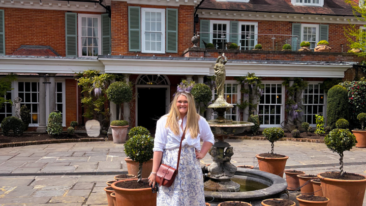 Afternoon tea at Chewton Glen in the New Forest